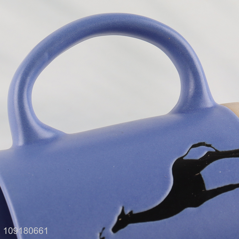 China products ceramic water mug water cup drinking cup with handle