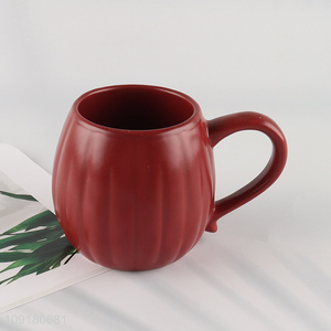Online wholesale red pumpkin shape water cup drinking cup