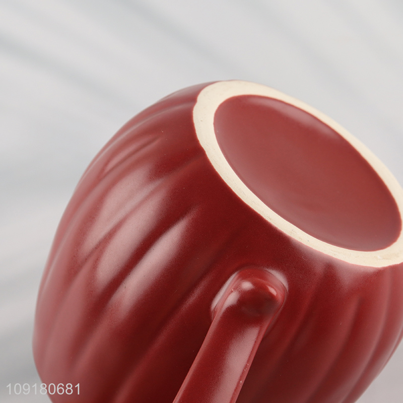 Online wholesale red pumpkin shape water cup drinking cup