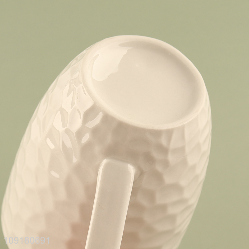 Factory direct sale ceramic water cup drinking cup with handle