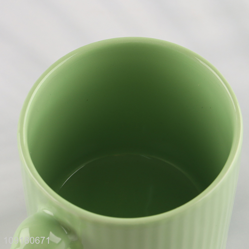 Most popular green ceramic cup water cup drinking cup
