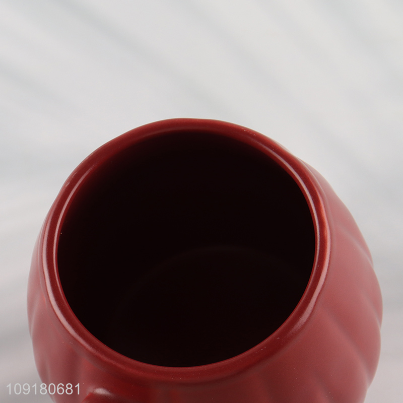 Online wholesale red pumpkin shape water cup drinking cup