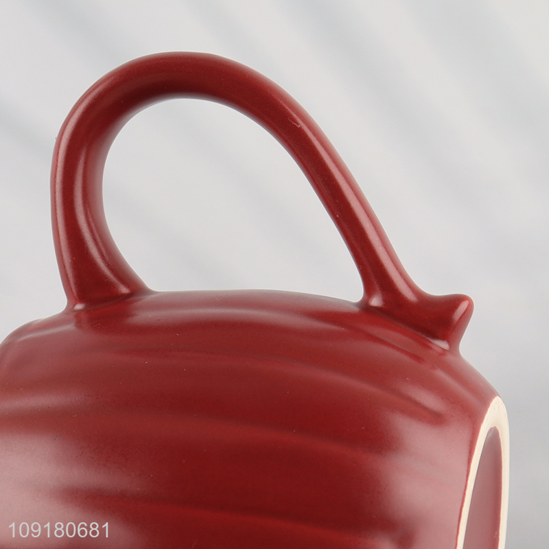 Online wholesale red pumpkin shape water cup drinking cup