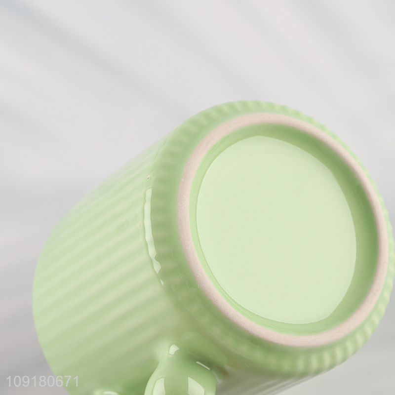 Most popular green ceramic cup water cup drinking cup