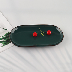 Factory price home restaurant ceramic tableware plate for sale