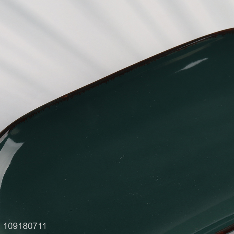 Factory price home restaurant ceramic tableware plate for sale