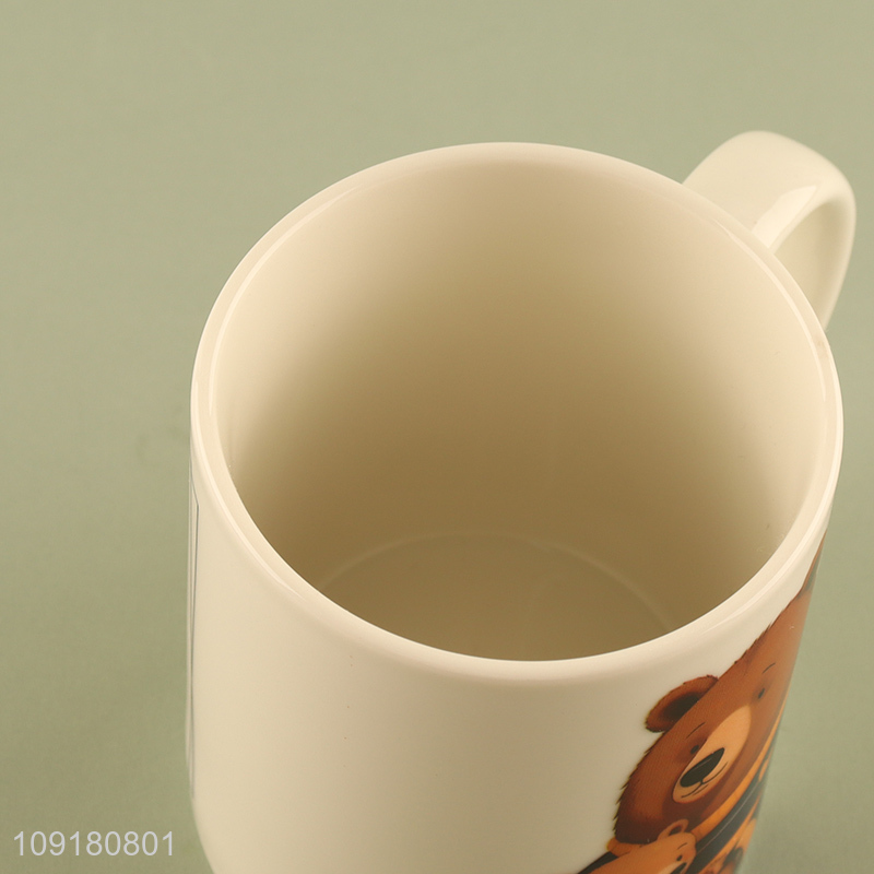 Low price printed ceramic cup water cup drinking cup