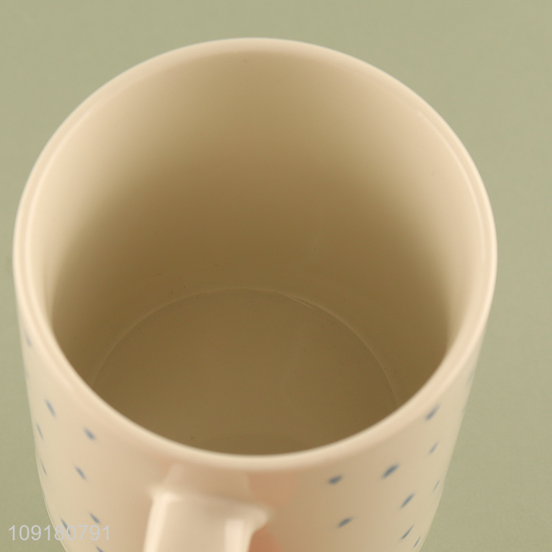 Best quality ceramic water cup drinking cup with handle