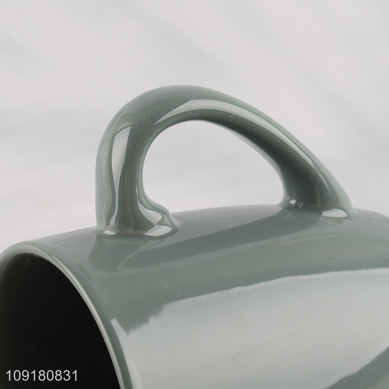 Popular products ceramic cup water cup drinking cup with handle