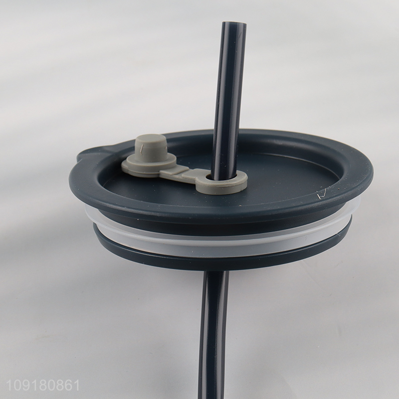 New arrival unbreakable glass water cup drinking cup with lid&straw