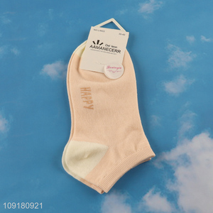 Popular products women polyester ankle socks low cut socks