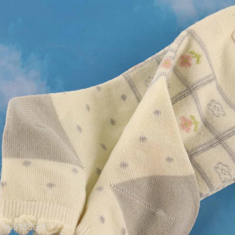 Hot products breathable polyester ankle socks low cut socks for girls