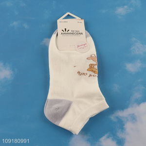 Top quality breathable ankle socks low cut socks for women