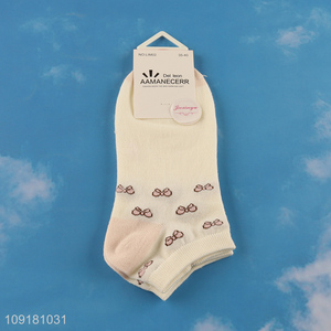 Top sale fashion women ankle socks low cut socks polyester socks