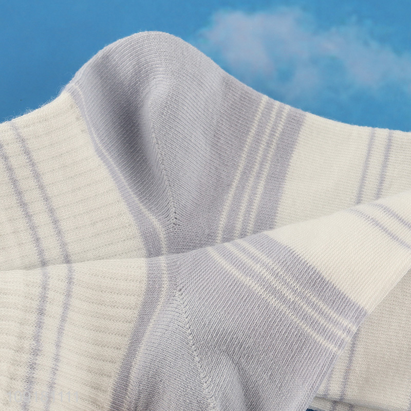 China wholesale ankle socks low cut socks striped socks for women
