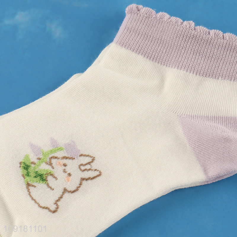 Popular products cute ankle socks low cut socks ruffle socks