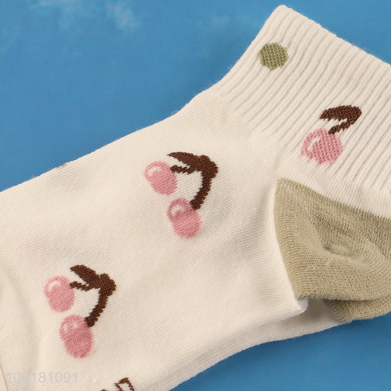 China factory fashion women polyester ankle socks low cut socks