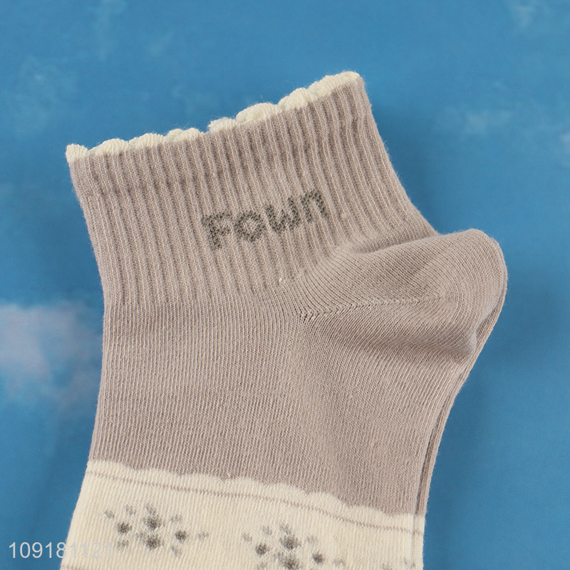 Low price women cute women ankle socks low cut socks ruffle socks
