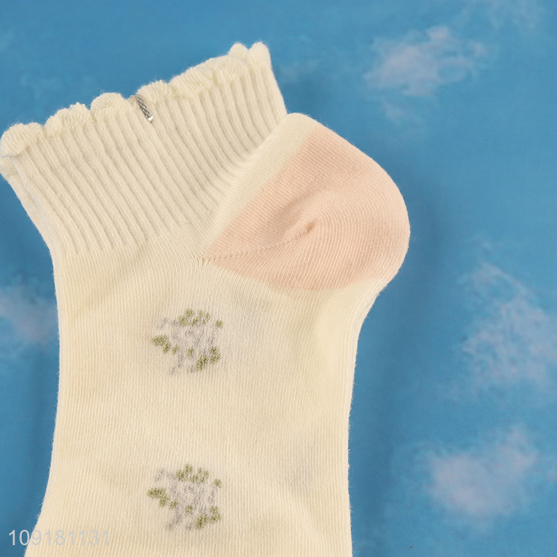 New arrival ankle socks low cut socks women ruffle socks
