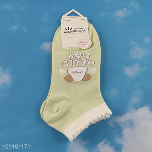 Low price cartoon girls ankle socks low cut socks ruffle socks