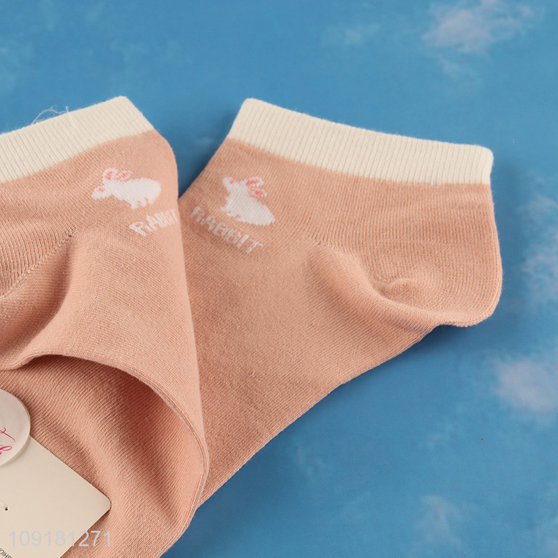 Factory wholesale breathable ankle socks low cut socks for women