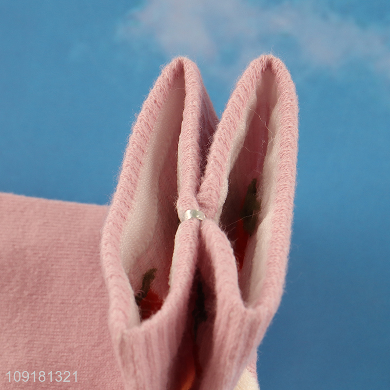 Top products pink girls ankle socks low cut socks polyester socks