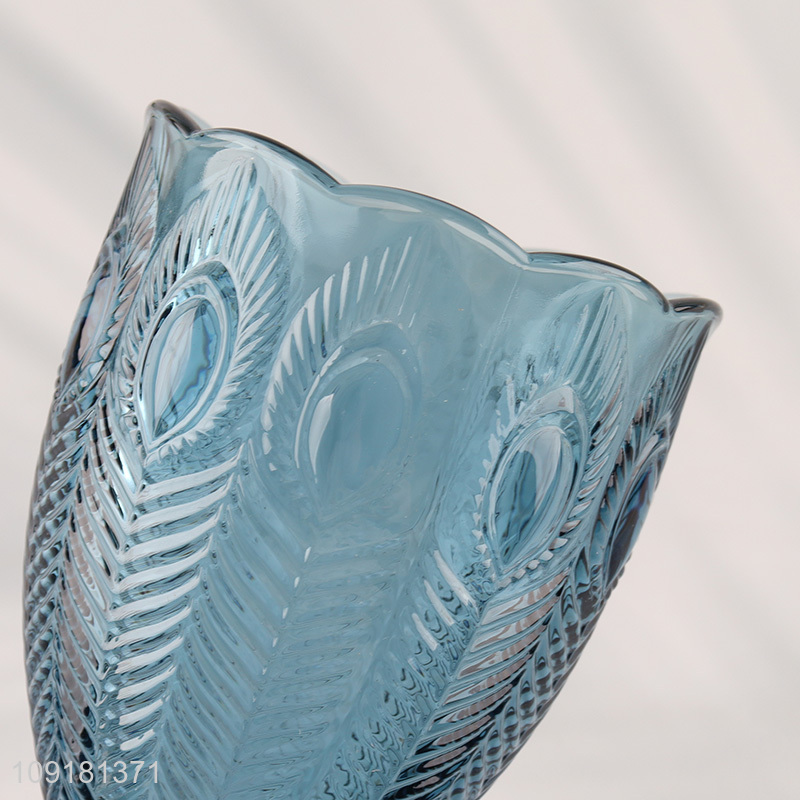 Good quality 2pcs glass cup wine glasses goblet glasses