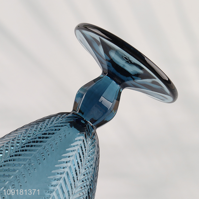 Good quality 2pcs glass cup wine glasses goblet glasses