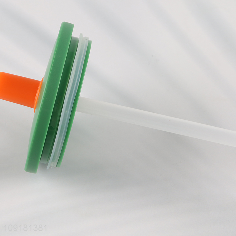 Low price unbreakable glass cup straw cup with lid