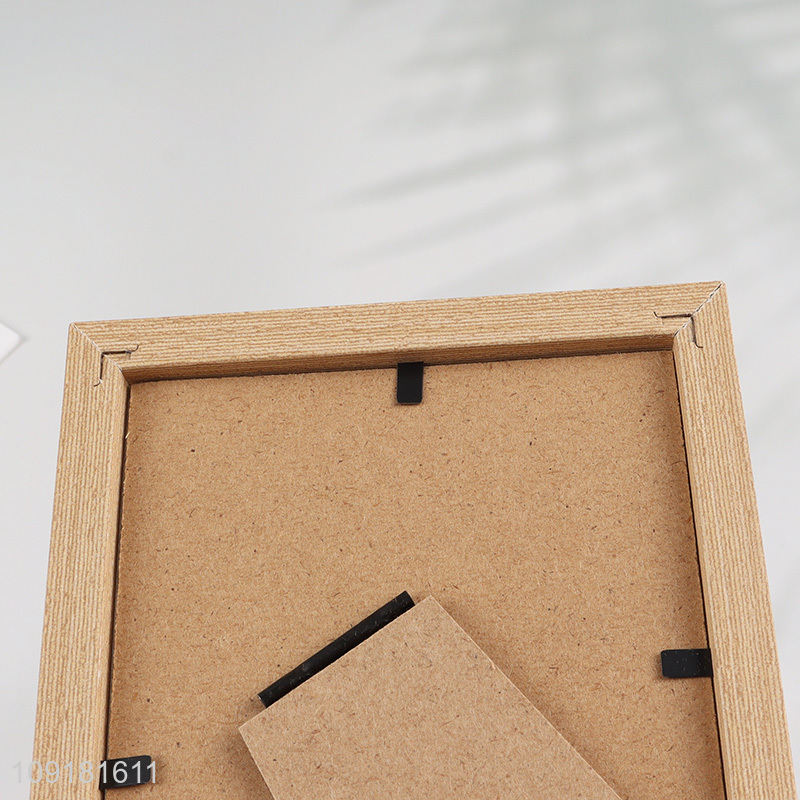 Good Quality 3.5X5 Inch Natural Wooden Picture Frame for Home Decor