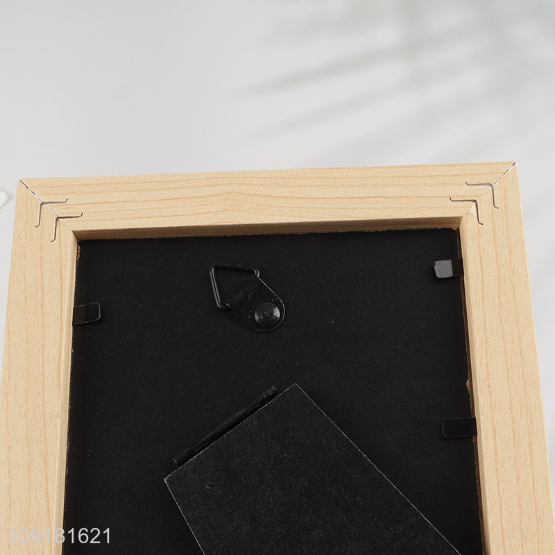 Wholesale 3.5X5 Inch Wooden Picture Frame for Tabletop or Wall Display