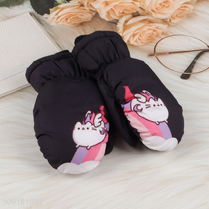 Hot Selling Kids Winter Gloves Windproof Warm Ski Snow Gloves