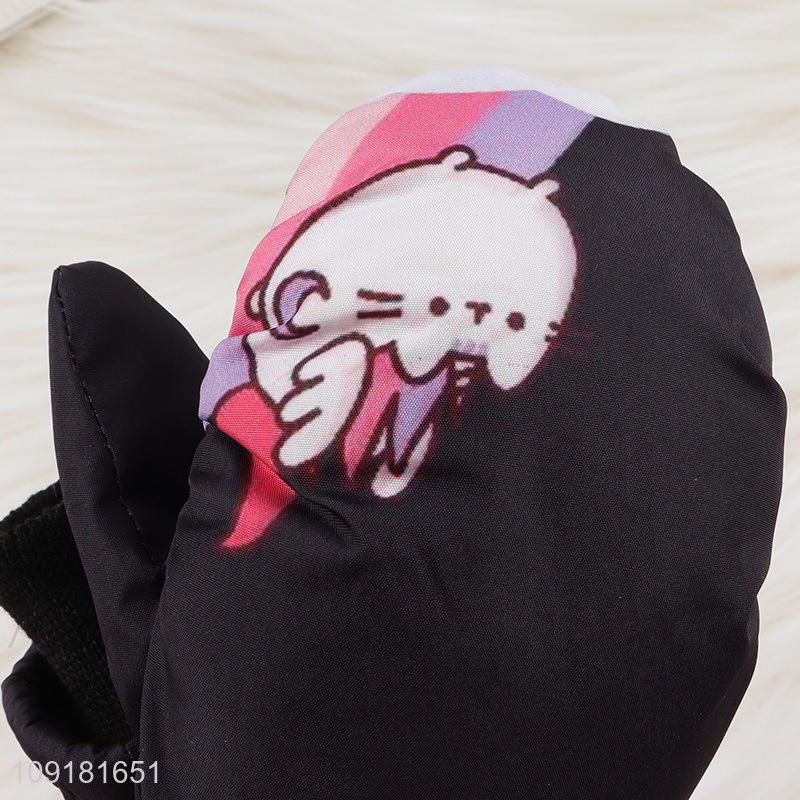 Hot Selling Kids Winter Gloves Windproof Warm Ski Snow Gloves