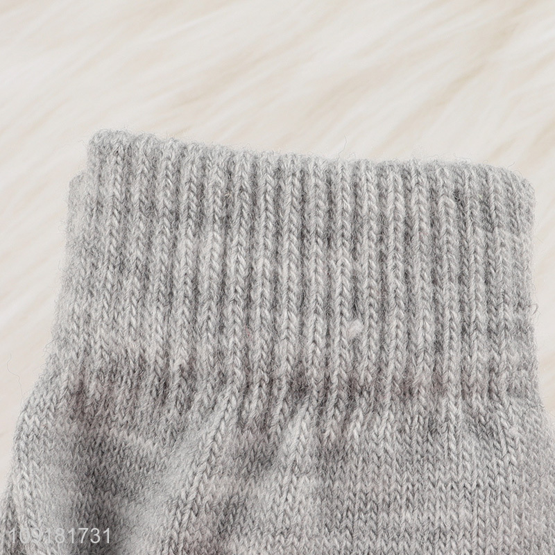 China Imports Winter Warm Knit Gloves Full Finger Knitted Gloves for Kids