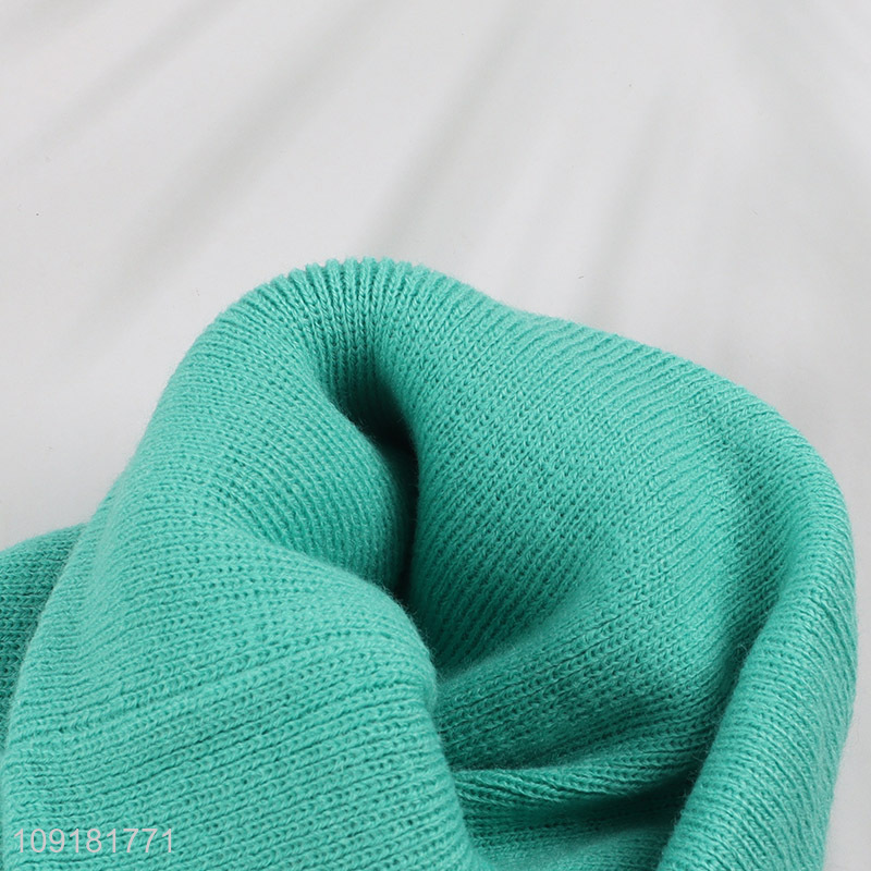 Factory Price Winter Beanie Hat Embroidered Knit Beanie Cap for Kids