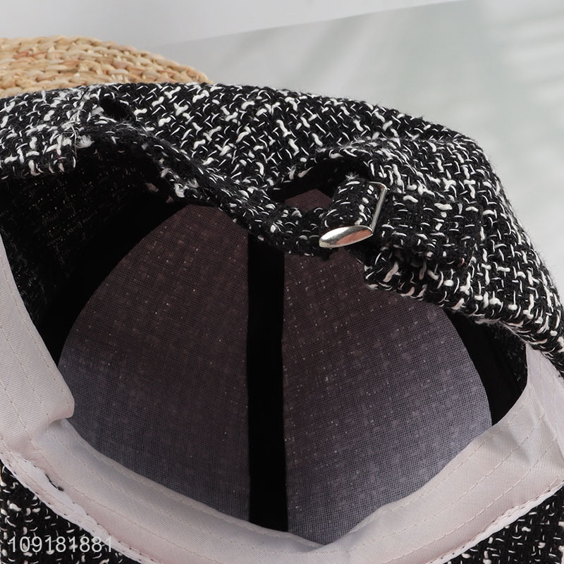 Wholesale Tweed Baseball Hat Winter Warm Baseball Hat for Women