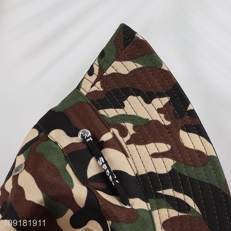 Hot Selling Camouflage Bucket Hat Summer Fisherman Hat for Men Women