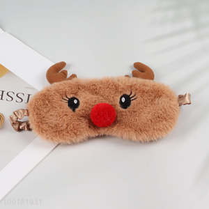 New Arrival Christmas Eye Mask Fluffy Sleeping Eye Mask Blindfold