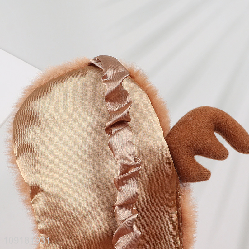 New Arrival Christmas Eye Mask Fluffy Sleeping Eye Mask Blindfold
