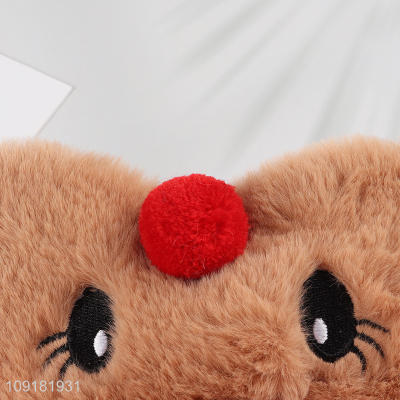 New Arrival Christmas Eye Mask Fluffy Sleeping Eye Mask Blindfold