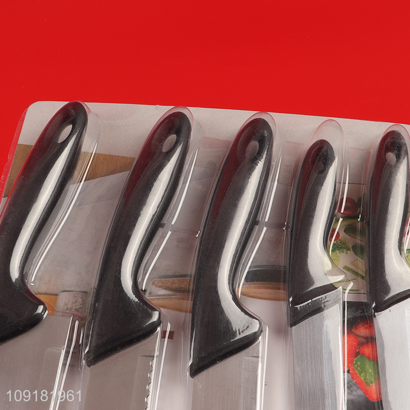 High Quality 5PCS Stainless Steel Kitchen Knives Set Chef Knives Set