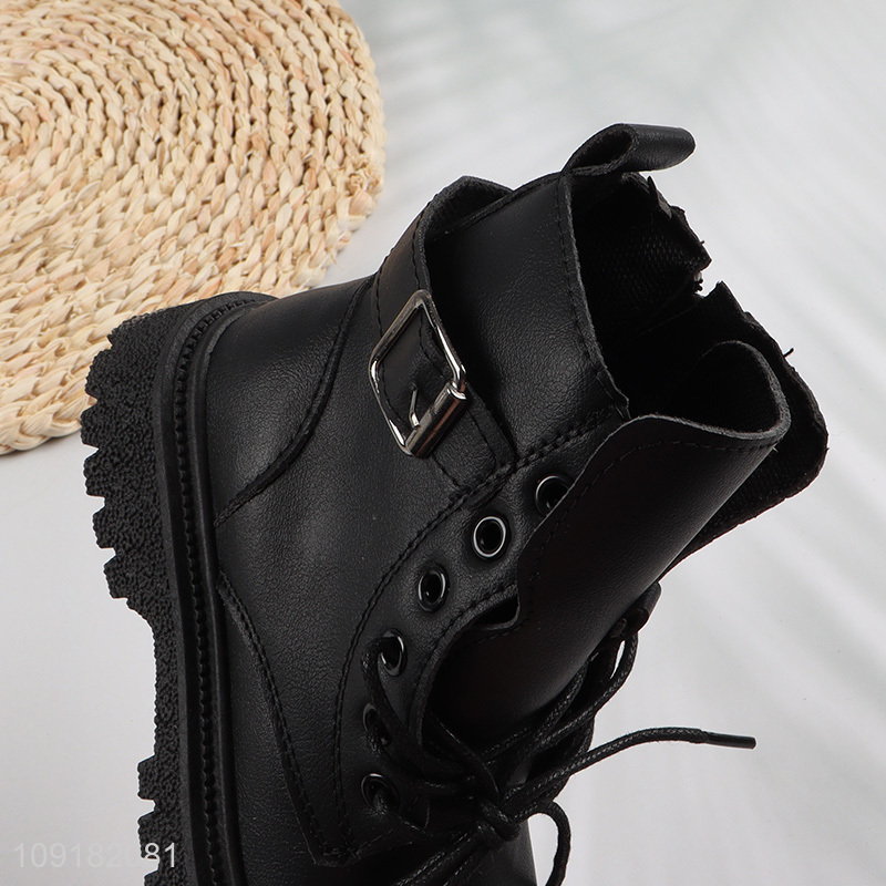 Good Quality Kids Ankle Boots Anti-Slip Waterproof Fashion Martin Boots