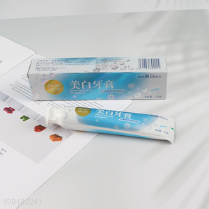 Factory Supply 120g Whitening Toothpaste Smoke Stain Removal Toothpaste