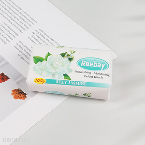 Hot Selling Jasmine Scented Bar Soap Nourishing Moisturizing Bath Soap