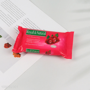 High Quality 6-In-1 Beauty Soap Natural Rose Bar Soap for Women