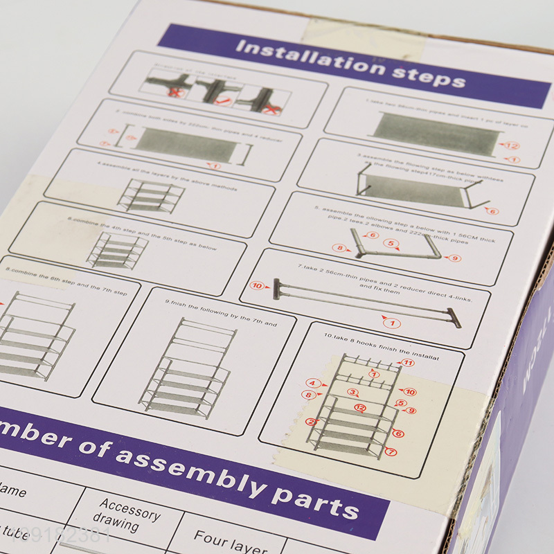Most popular multi-layer household large capacity shoes rack