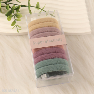 Top products 10pcs multicolor elastic hair band hair accessories for sale
