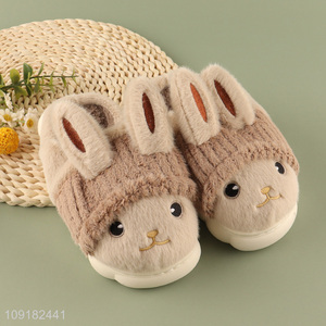 Yiwu market cartoon rabbit children winter home slippers