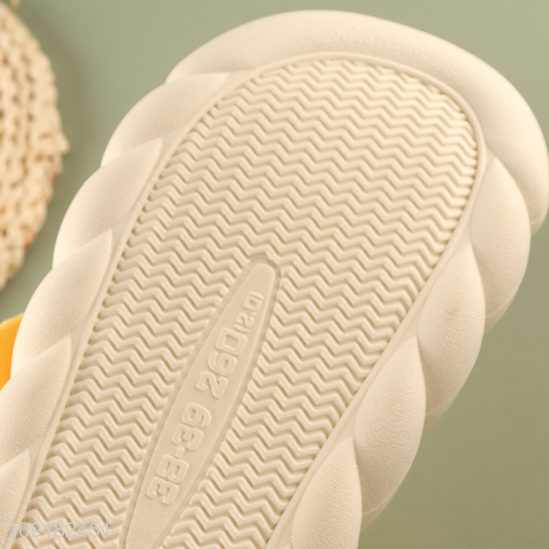 Hot products cartoon penguin plush winter home slippers for women