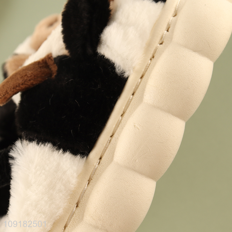 Most popular cartoon children winter plush home slippers